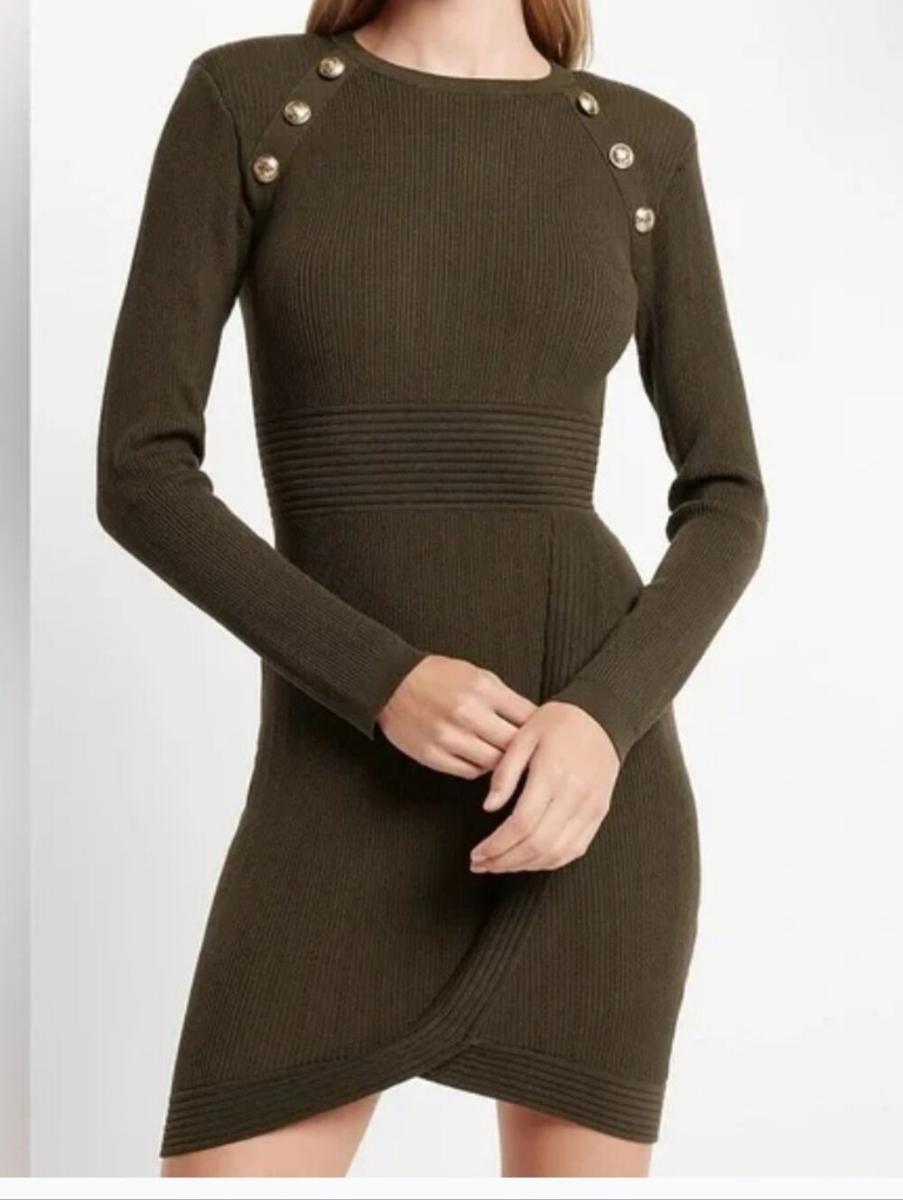 Green Sweater Dress